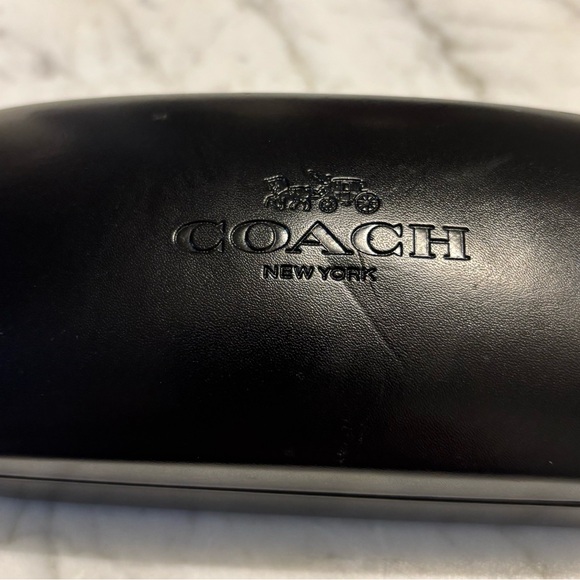 Coach Eyeglass Frames 6040 Brooklyn Tortoise and Teal With Case - Picture 4 of 6